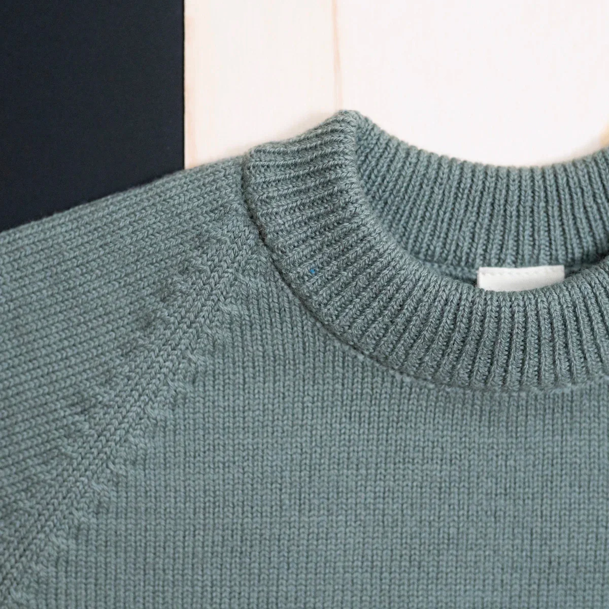 THE WOOLLY SWEATER - sage - Image 4