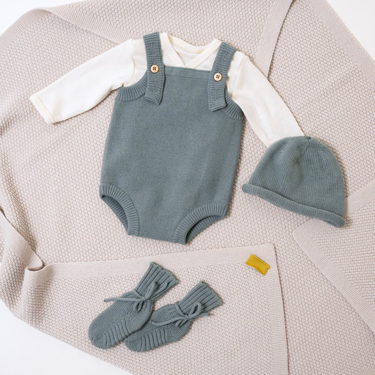 THE WOOLLY BABY BOOTIE - sage - Image 8