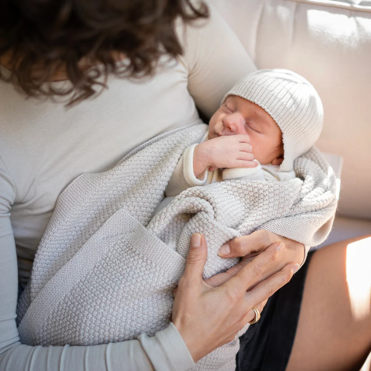 THE WOOLLY BABY HAT - midnight blue - Image 6