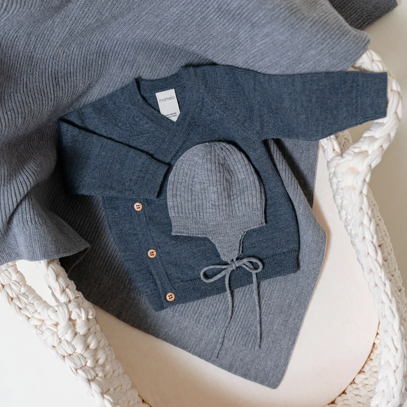 THE WOOLLY BABY JACKET - graphite grey - Image 2