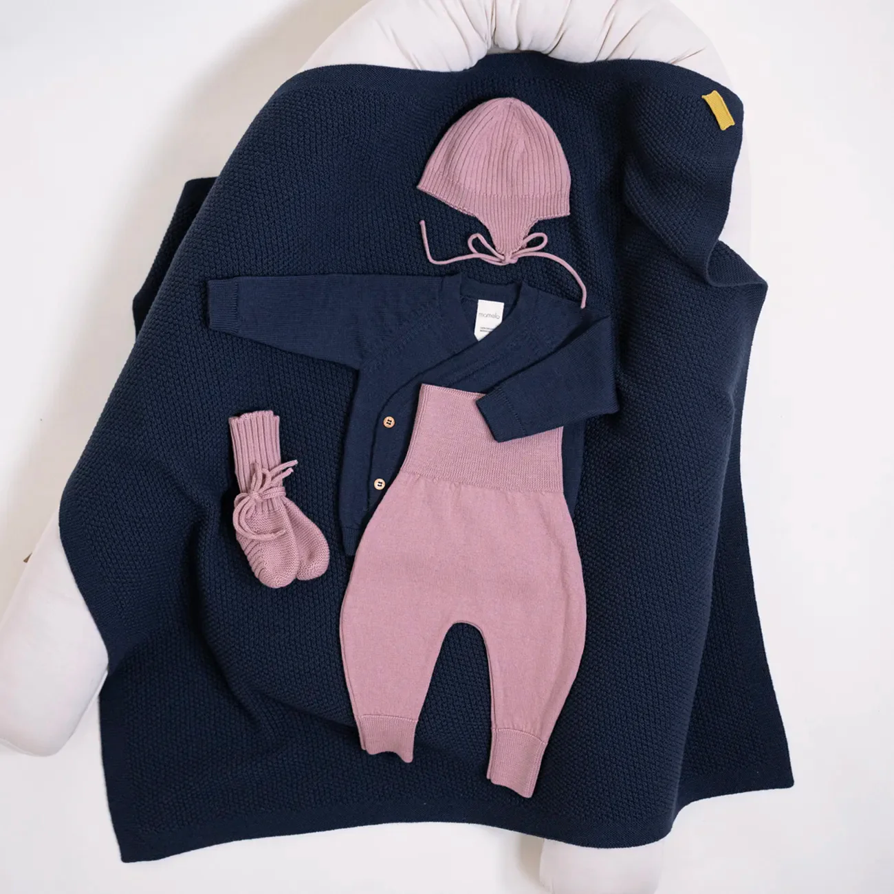 THE WOOLLY BABY JACKET - midnight blue - Image 10
