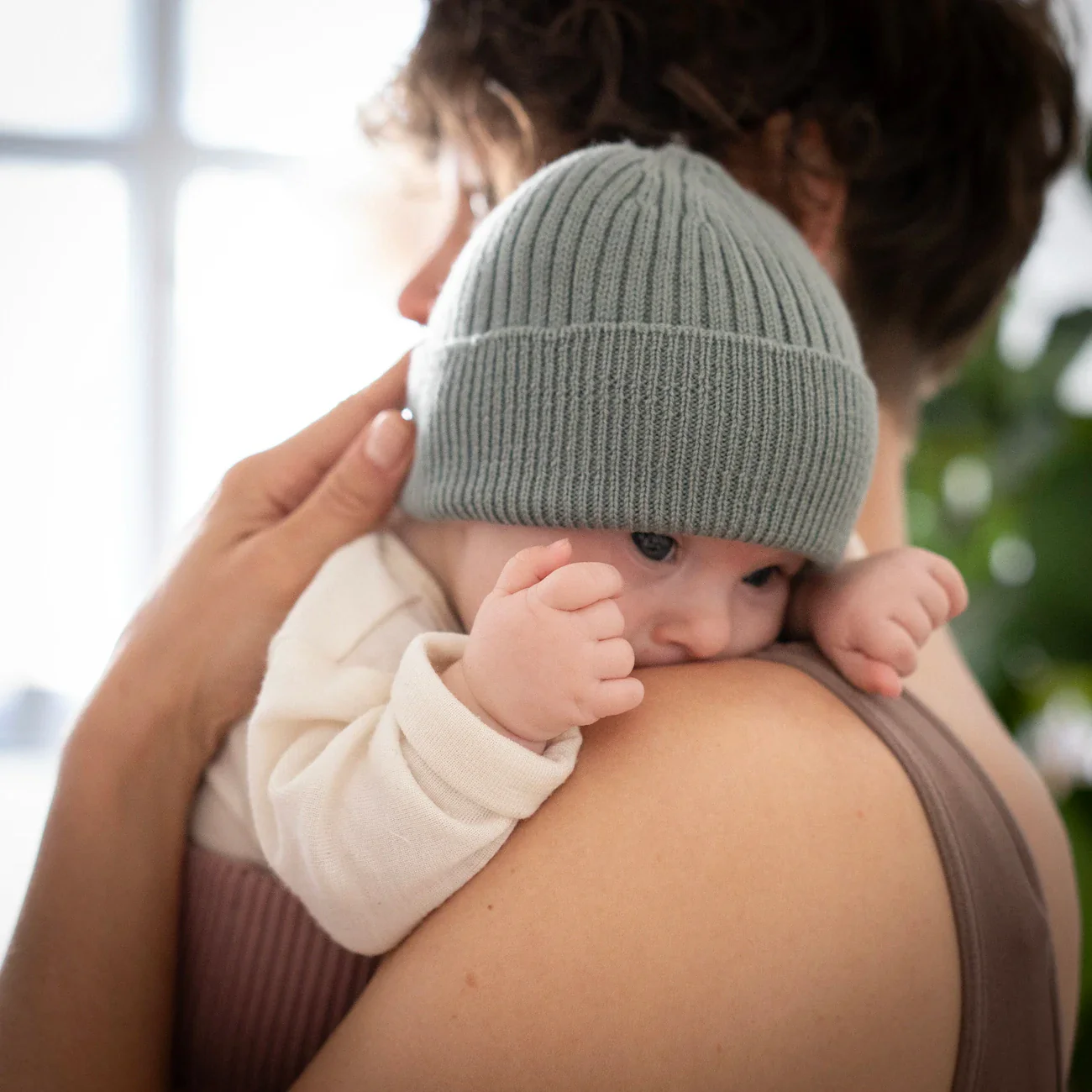 THE WOOLLY BEANIE MULTI - sage - Image 5