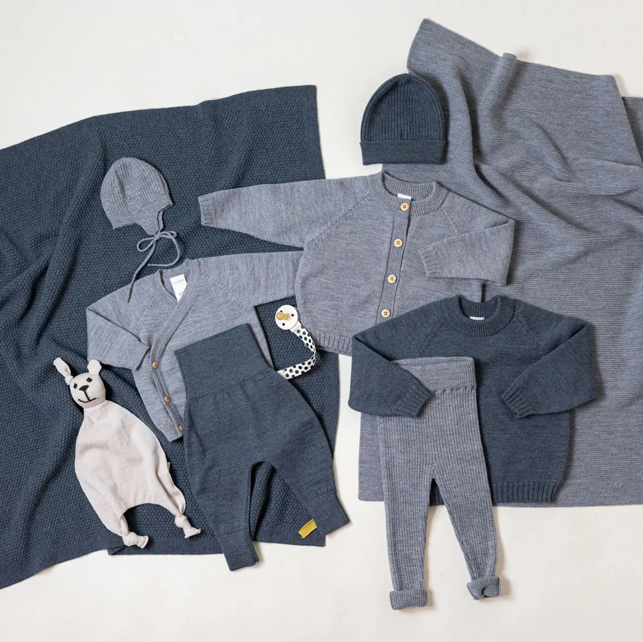 THE WOOLLY LEGGINGS - cloud grey - Image 5