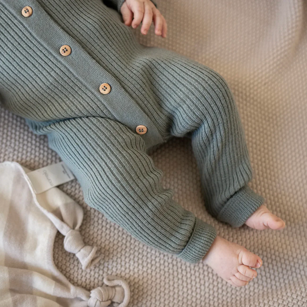 THE WOOLLY ONESIE - sage - Image 8