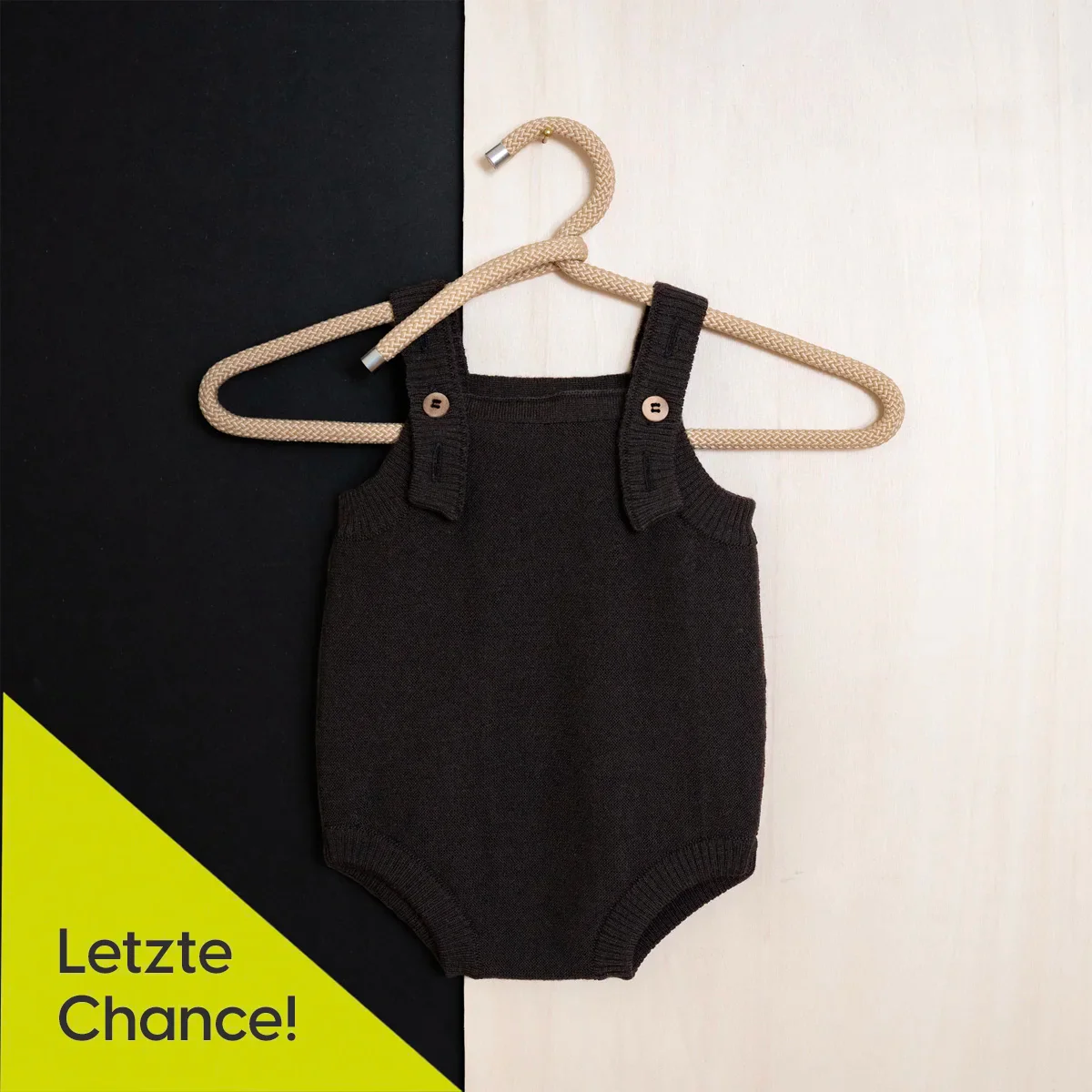THE WOOLLY ROMPER - chocolate