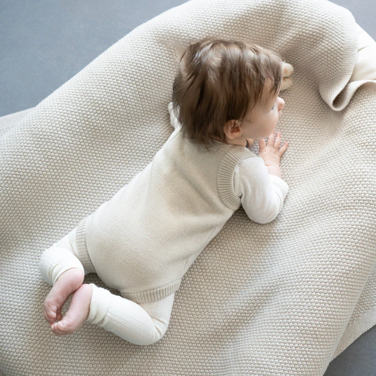 THE WOOLLY ROMPER - rose - Image 4