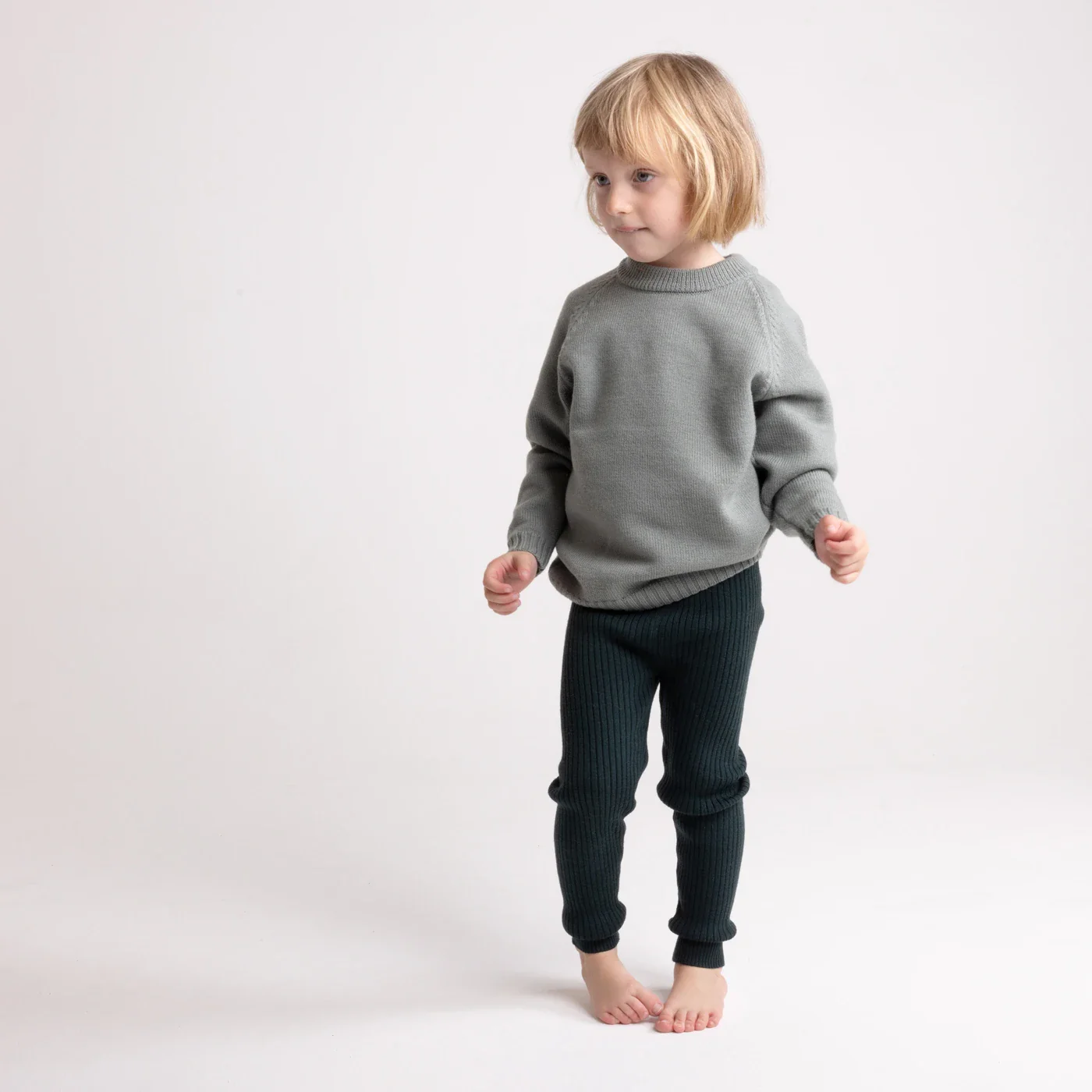 THE WOOLLY SWEATER - sage - Image 3